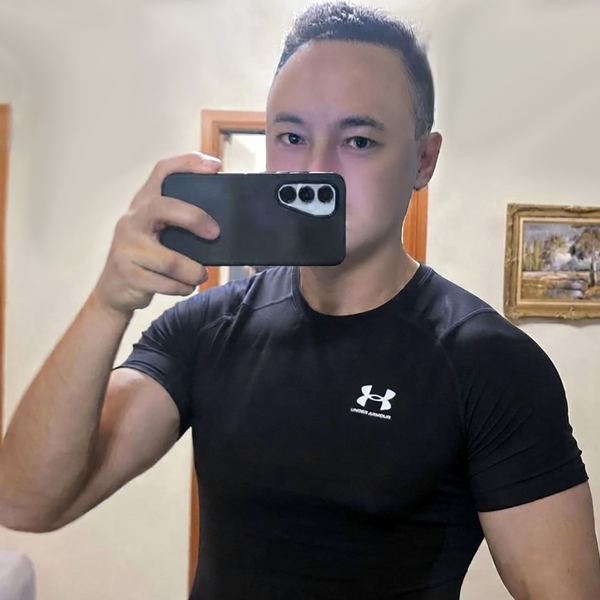 Now: mirror selfie in a fitted top